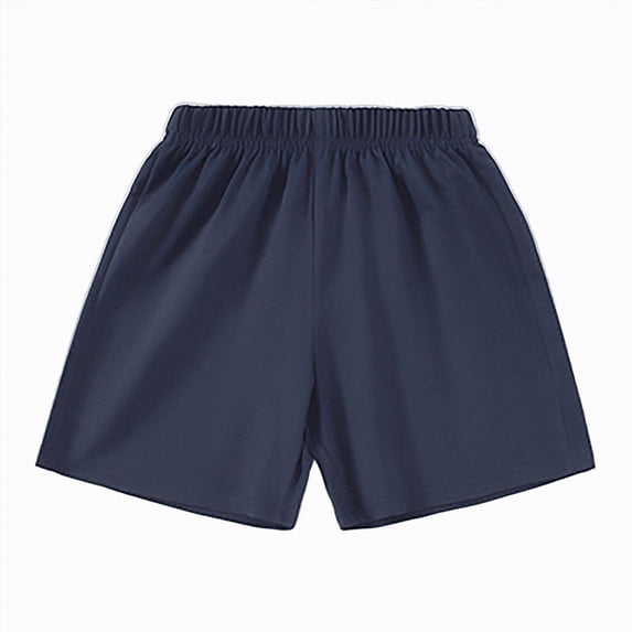 Linfrsh Boys Shorts Toddler Boys Quick Dry Breathable Outdoor Sports Shorts with Pockets(Navy,6-7 Years)