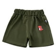 thumbnail image 1 of Linfrsh Cargo Shorts for Boys Girls Shorts Dinosaur Print Drawstring Elastic Waisted Shorts Kids Summer Casual Shorts with Pocket(AG,Size 12-24 Months), 1 of 3