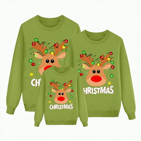 Linfrsh Family Christmas Shirts Long Sleeve Family Christmas Pajamas Matching Sets Xmas Holiday Pjs Plaid Sleepwear Outfits For Women Men Adults Couples Green,2XL