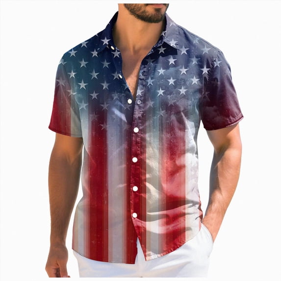 Linfrsh Flag Shirts for Men Country Flag T-Shirt | Patriotic Pride Tee for Men & Women(Red,3XL)