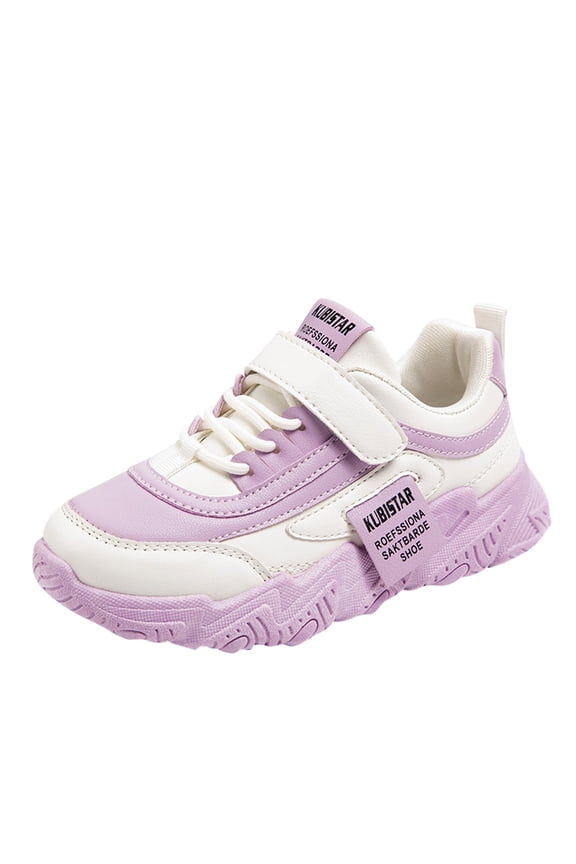 Hiking Shoes Kids Kids/Toddler Shoes Boys Girls Breathable Sneakers Athletic Running Shoes (Toddler/Little Kids/Big Kids) Purple,1