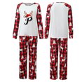 thumbnail image 1 of Linfrsh Holiday Pajamas Matching Family Christmas Pajamas Set - Xmas Sleepwear PJs Red,S, 1 of 7