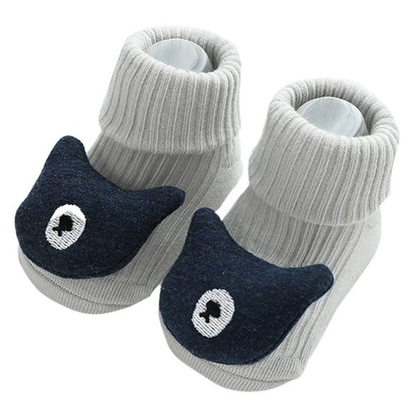 Linfrsh Sock Shoes Spring Autumn Cartoon Toy Baby Socks Non Slip Loose Neck Baby Socks Children Floor Socks Sock Shoes for Baby Girl D,0-6 Months