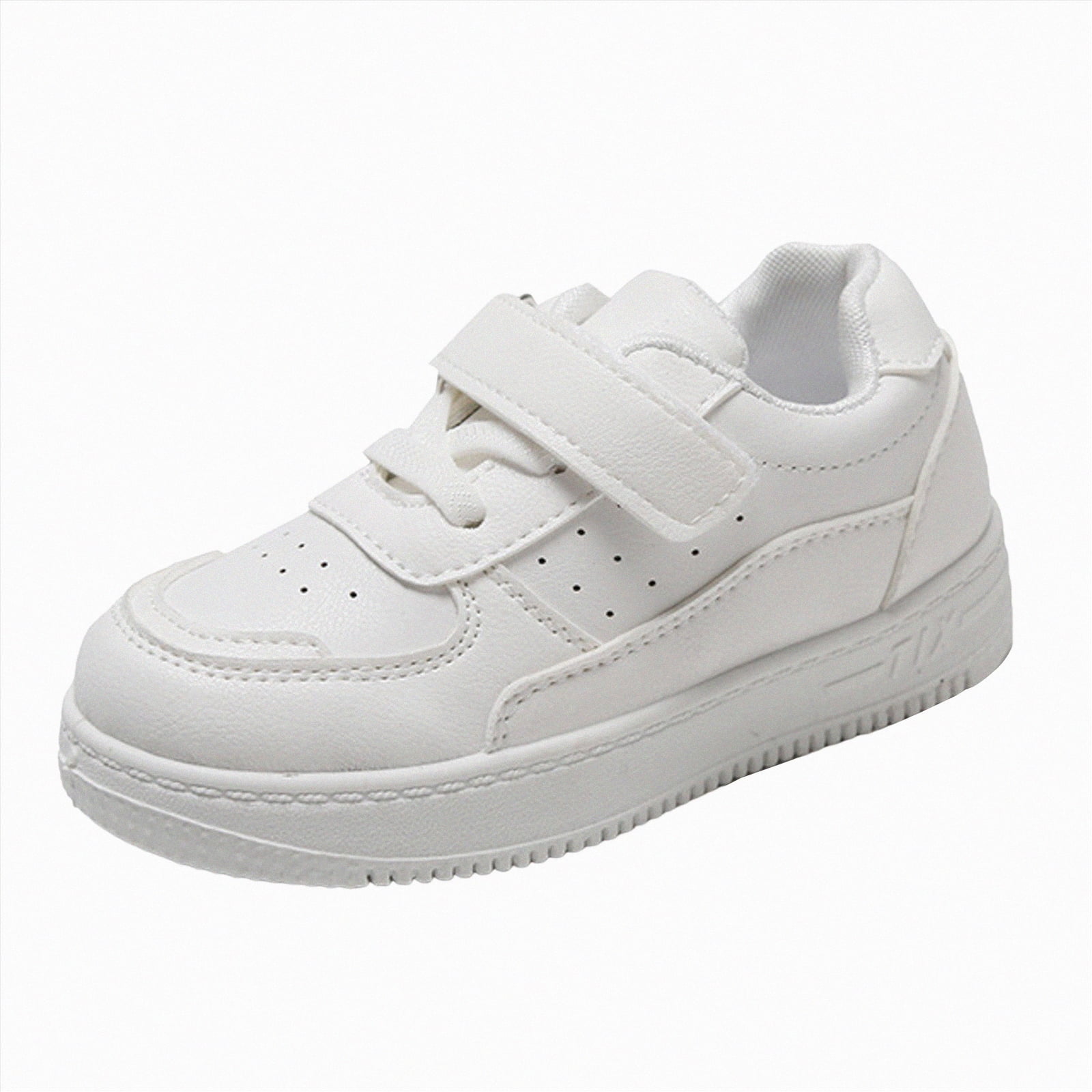 Linfrsh Kids Running Shoes Kid Sneakers Boys Sneakers Kids Running Lightweight Breathable Sport Shoes White,32