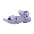thumbnail image 1 of Linfrsh Kids Sandals Kids Sandals Boys Girls Summer Outdoor Non-Slip Athletic Closed Toe Adjustable Sport Sandals Lightweight Beach Shoes for Toddler/Little Kid(Purple,Size 1.5), 1 of 9