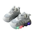 thumbnail image 1 of Linfrsh Light Up Shoes for Boys Girls Sneakers for Kids Non-Slip Tennis Shoes Lightweight Breathable Running Sport Athletic Shoe Grey,8, 1 of 5