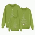 thumbnail image 1 of Linfrsh Matching Family Christmas Pajamas Family Matching Holiday Pajamas 100% Organic Cotton for Men, Women, Kids, Toddlers, Baby Boys, Girls, Unisex Green,L, 1 of 7