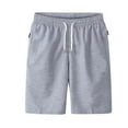 thumbnail image 1 of Linfrsh Men's Casual Shorts Elastic Drawstring Running Short Mens Shorts Athletic GY1,3XL, 1 of 4