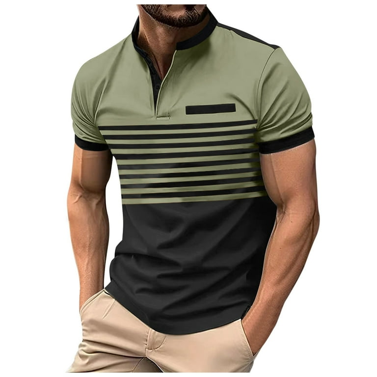Mens slim fit golf shirts sales