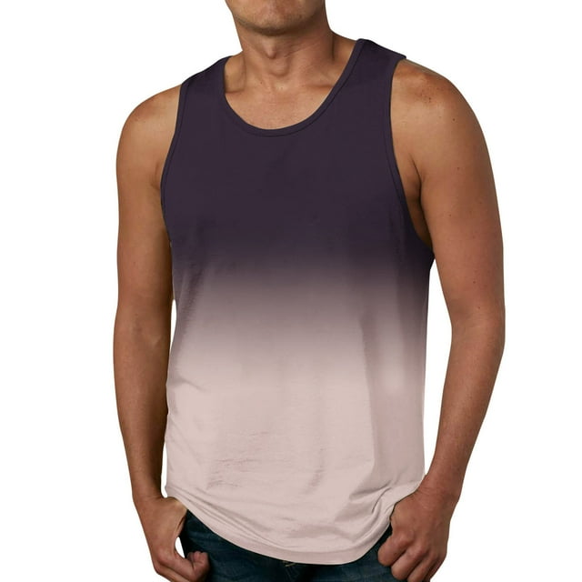 Linfrsh Men's Body Shaper Compression Shirt, Shapewear Sculpting Vest Muscle Gym Tank Tops Pink,S