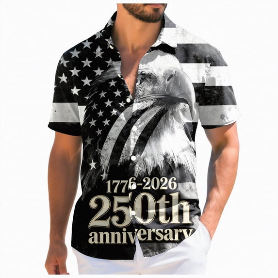Linfrsh Mens American Flag Shirt USA Fighter Jet Patriotic T-Shirt(Black,S)