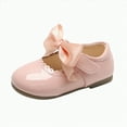 thumbnail image 1 of Linfrsh Princess Flats Shoes for Little Girls Birthday Party Toddler Dress Shoes(Pink,5), 1 of 3