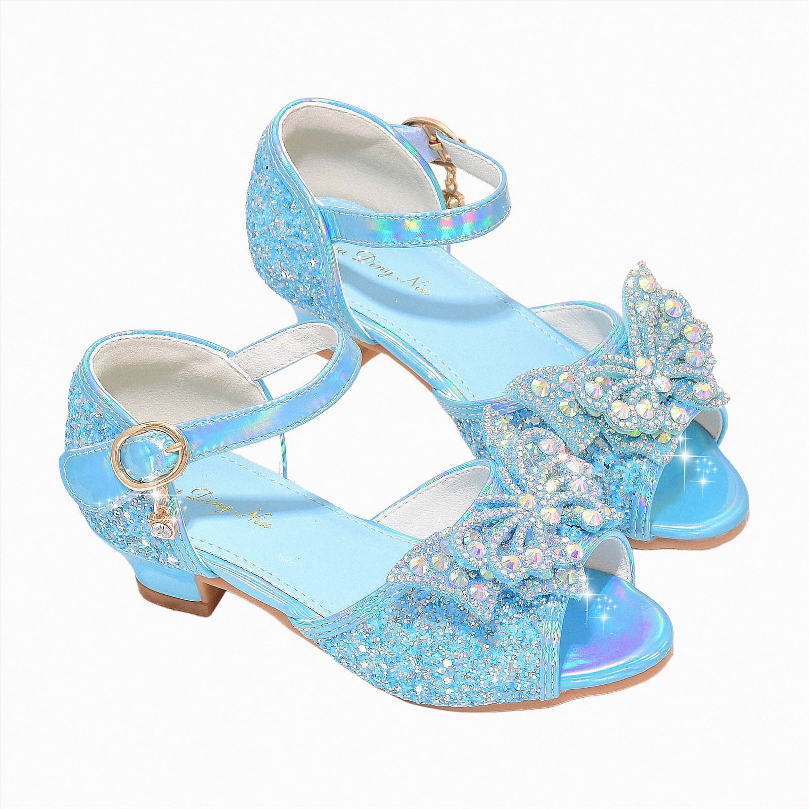 Princess Low Linfrsh Princess Shoes Toddler Little Kids Girls Dress Pumps Glitter ...