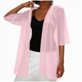 thumbnail image 1 of Linfrsh Shawls and Wraps for Evening Dresses Chiffon Soft Shawl for Wedding Guest Party Cover Up(Pink,S), 1 of 5