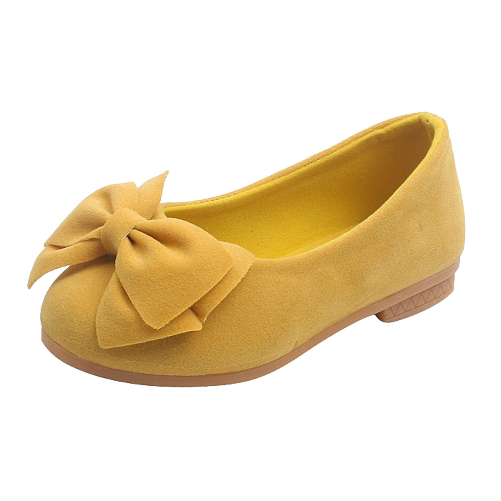 Linfrsh Shoes Leather Girls Hiking Shoes Children Dance Shoes Cat And Toddler Shoes Shoes Baby Shoes Girls Performance Shoes Toddler Girl Sandals Wide Toddler Shoes Yellow,7