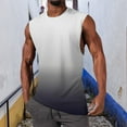 thumbnail image 1 of Linfrsh Sleeveless Tank Tops for Men Workout Loose Shirts Running Cotton Gym Casual Undershirts Graphic Tank Tops Men White,XL, 1 of 4