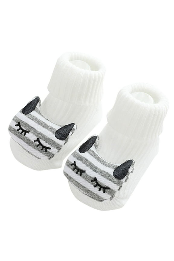 Sock Shoes Spring Autumn Cartoon Toy Baby Socks Non Slip Loose Neck Baby Socks Children Floor Socks Sock Shoes for Baby Girl B,0-6 Months
