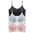 thumbnail image 1 of Linfrsh Sports Bra High Impact Adjustable Criss Cross Back, Full Support for Large Bust No Bounce PK6,L, 1 of 3