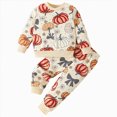 thumbnail image 1 of Linfrsh Toddler Baby Boy Outfits Cute Sweatshirt Top and Pant Set Infant Long Sleeve Clothes Fall Winter Clothes, 1 of 6