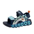 thumbnail image 1 of Linfrsh Toddler Boy Sandals Boys and Girls Lightweight Adjustable Sandal Buckles with Hook and Loop Heel Closure(Blue,Size 12), 1 of 7