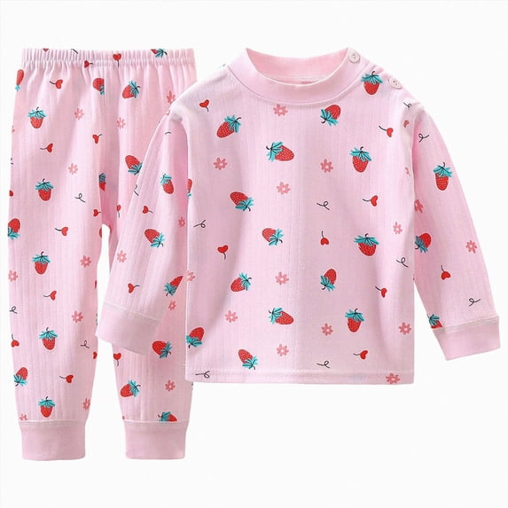 Linfrsh Toddler Boys Pajamas 5t Toddler Toddler Kids Toddler Girls Boys Soft Comfy Modal Tencel Solid Raglan Sleepwear Pajamas Pjs 2pcs Set(Pink,6-12 Months)