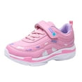thumbnail image 1 of Linfrsh Toddler Girls Boys Sneakers Trend Children Boy Athletic Shoes Flat Thick Bottom Lightweight Non Slip Kids Running Shoes(Pink,3.5 Big Kids), 1 of 7