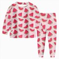 thumbnail image 1 of Linfrsh Toddler Girls Fall Outfits Baby Girl Fall Winter Outfits Toddler Clothes Long Sleeve Floral Graphic Crewneck Sweatshirt + Joggers Pants Set, 1 of 8