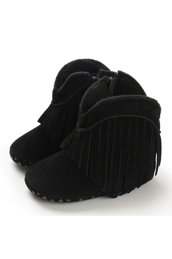 Toddler & Girls Fashion Ankle Booties Black,12-18 Months