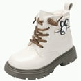 thumbnail image 1 of Linfrsh Winter Boots for Girls Kid's Girls Cold Weather Snow Boots (Toddler/Little Kid) Beige,13, 1 of 7