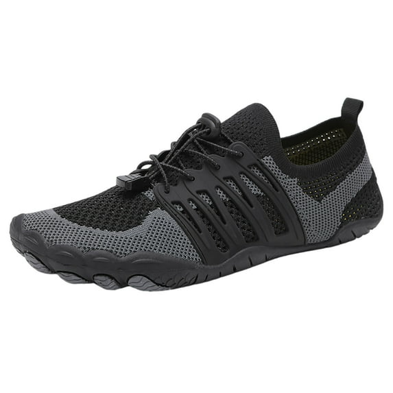 Linfrsh Women Running Shoes Lightweight Tennis Shoes Non Slip Gym Workout Shoes Breathable Mesh Walking Womens Sneakers Black,8.5
