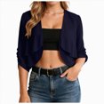 thumbnail image 1 of Linfrsh Women's Cardigan Women Shrug Chiffon Cardigans Open Front Short Sleeve Bolero for Evening Dressy 2026(BU2,One Size), 1 of 4