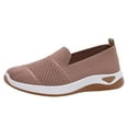 thumbnail image 1 of Linfrsh Women's Slip On Walking Shoes Lightweight Casual Running Sneakers Beige,7.5, 1 of 8
