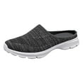 thumbnail image 1 of Linfrsh Women's Slip-on Sneakers Wide Width Comfort Walking Shoes Casual Flats Gray,9, 1 of 7
