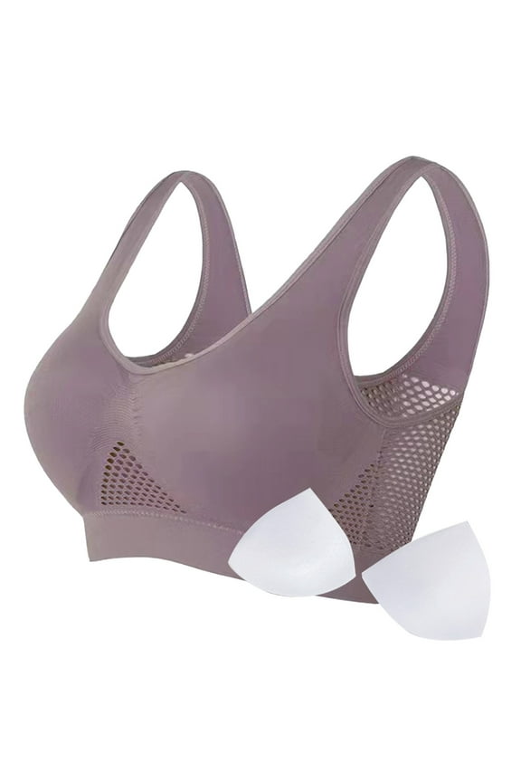 Women's Tank Style Sports Bra Rose Gold,S