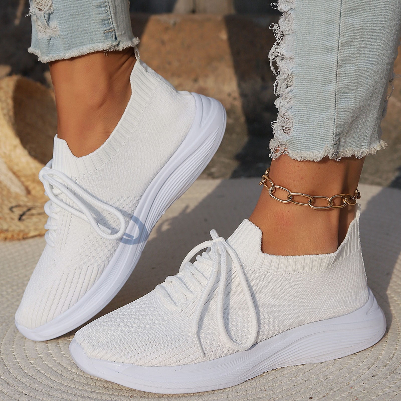 Linfrsh Womens Sneakers Tennis Court Cross Training Shoes
