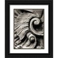 thumbnail image 1 of Ling, Tang 15x18 Black Ornate Wood Framed with Double Matting Museum Art Print Titled - Stone Carving I, 1 of 4