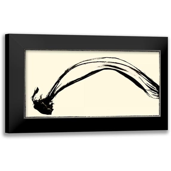 Ling, Tang 18x11 Black Modern Framed Museum Art Print Titled - Silk Ink I