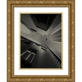 thumbnail image 1 of Ling, Tang 19x24 Gold Ornate Wood Framed with Double Matting Museum Art Print Titled - Skyrise View II, 1 of 4