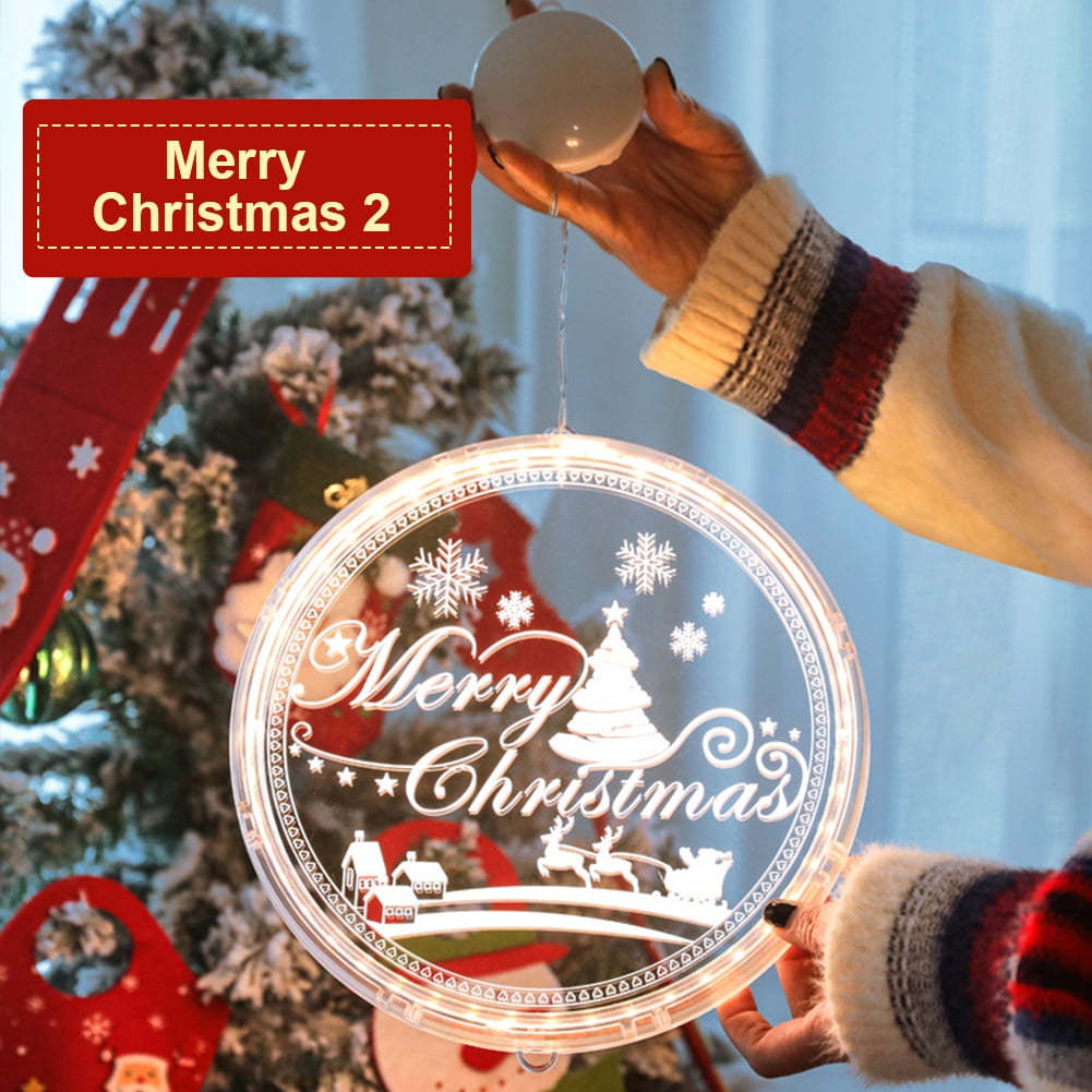 LingStar 16cm Led Hanging Christmas Decorative Lights 3d Acrylic Led