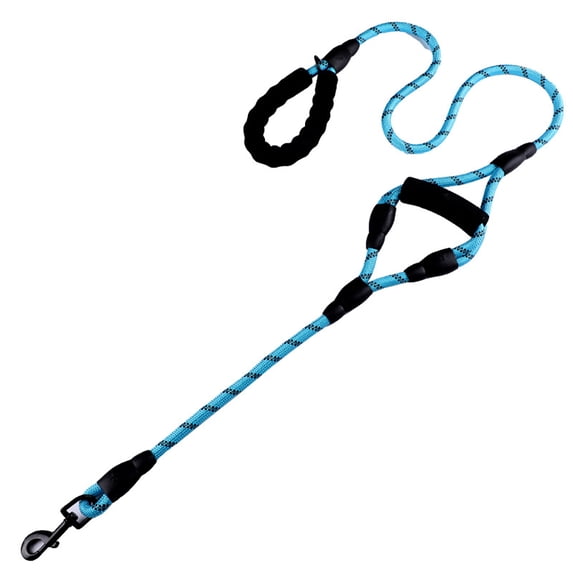 LingStar Dog Leash, Safety High Reflection Leash Dog Training Leash, Night Visibility Rope, With Comfortable Padded Handle for Walking, Hiking, Jogging, Biking, Running