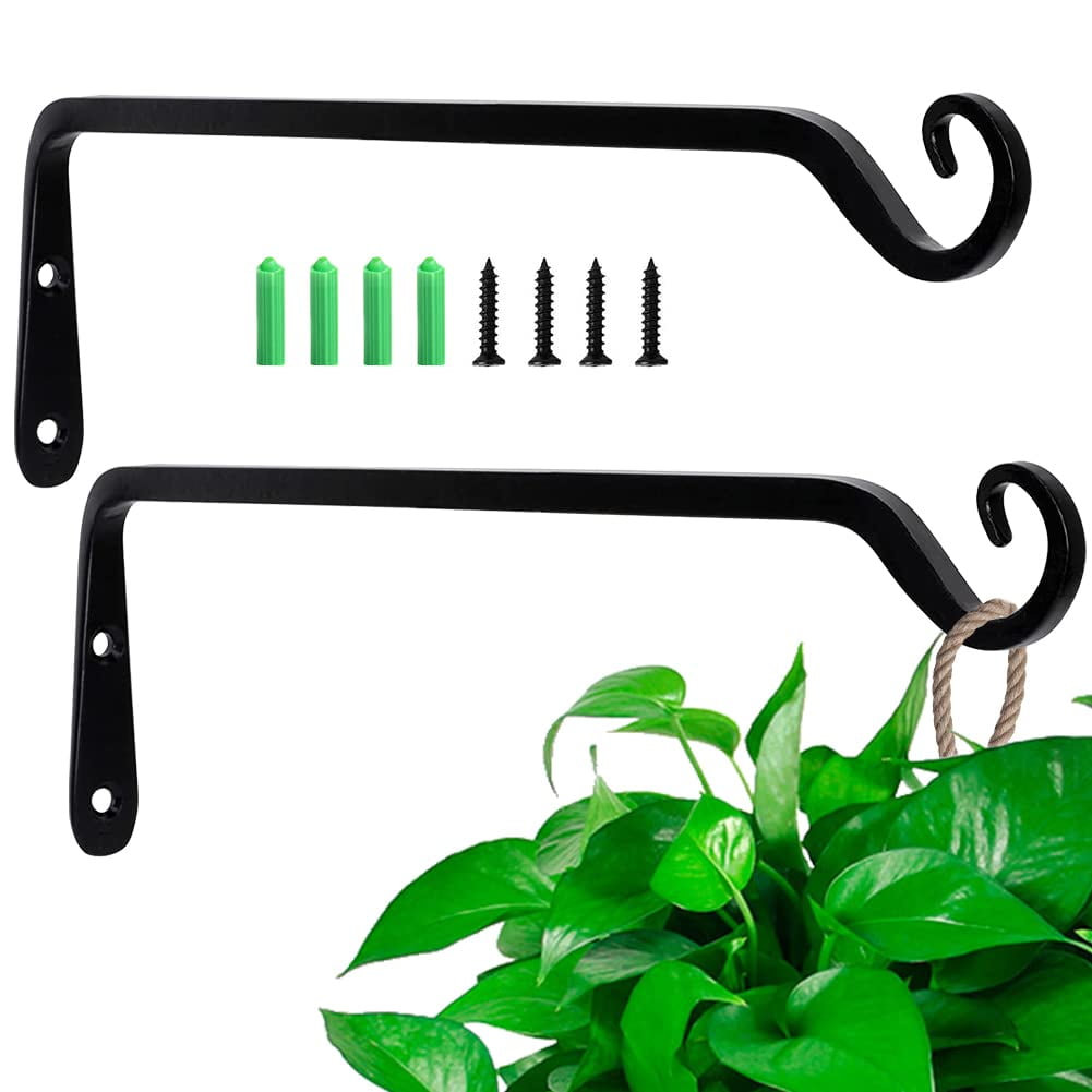 LingStar Hanging Plant Bracket, Plant Hanger，Wall Hook for Bird Feeders