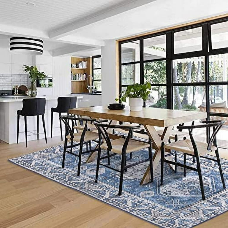 LingStar Machine Washable Area Rug Non Slip Vintage Persian Rug for Living Room Bedroom Traditional Distressed Accent Rug Home Decor Floor Decoration Carpet Mat Walmart