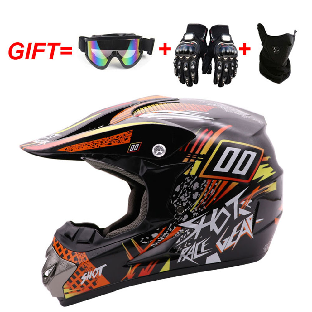 LingStar Offroad Motorcycle Helmet Full Covered Engineering Plastic Helmet