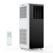 LingStar Portable Air Conditioner 8000 BTU, Air Conditioners for Room up to 350 Sq.ft.15x20 ft , Compact Indoor AC Unit, Window Installation Kit & Remote Control for Home Office Dorm Black