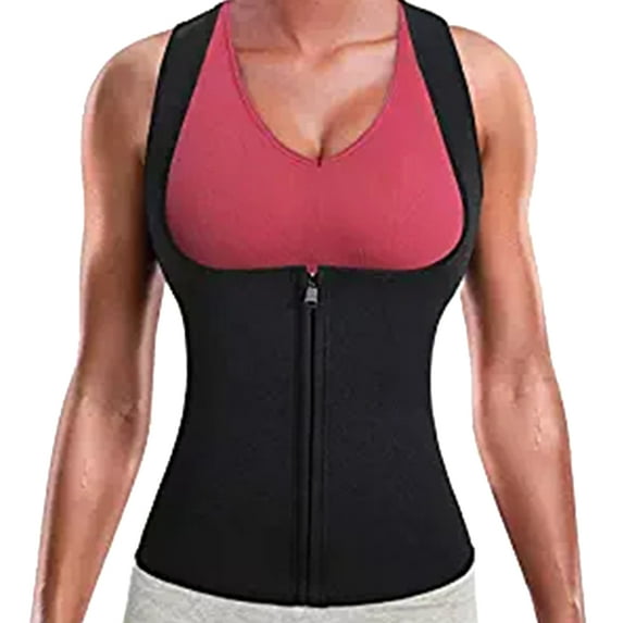 LingStar Women Neoprene Zipper Suit Waist Trainer Vest for Weightloss Hot Thermal Corset
