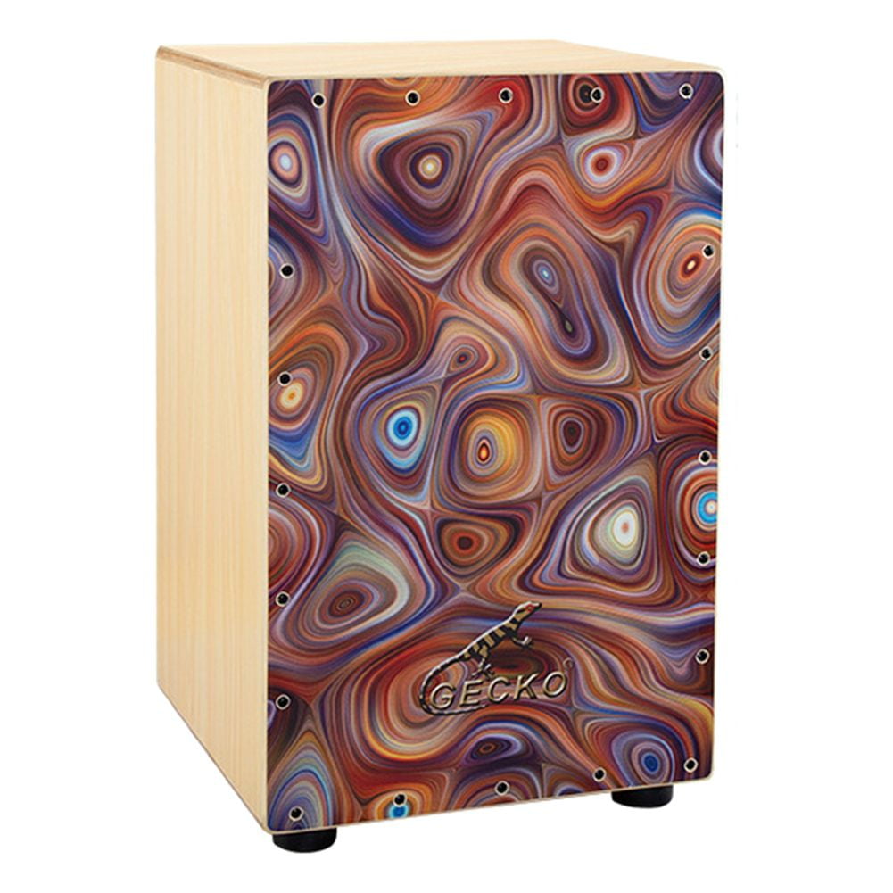 LingStar Wooden Cajon Box Drum Professional Band Playing Hand Drum