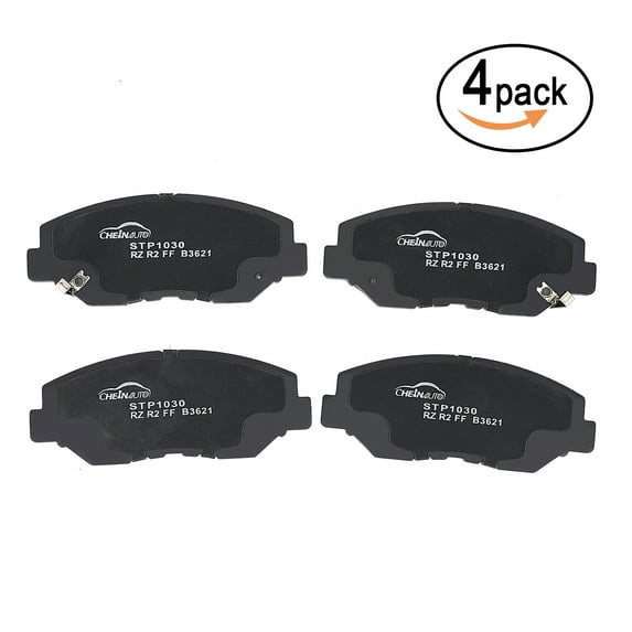 LingStar black Rear Brake Pads,4PCS STP1457 Ceramic Rear Disc Brake Pad Set Replacement for Nitro,Liberty,Wrangler