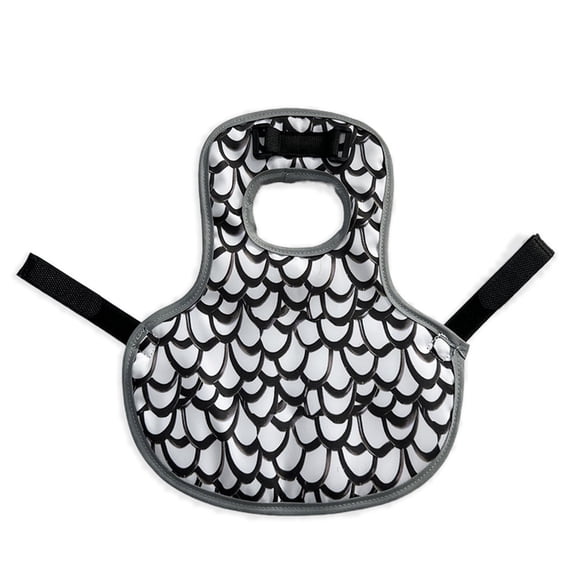 LingVibe Creative Chicken Saddle for Hens, Funny Adjustable Hen Apron with Reflective Strips, Feather Fixer and Back Protector for Poultry, Garden Use,White,One Size