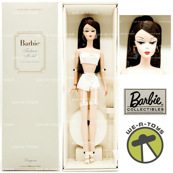 Lingerie Barbie Silkstone Doll Number 2 Brunette Gold Label BFMC Mattel 26931