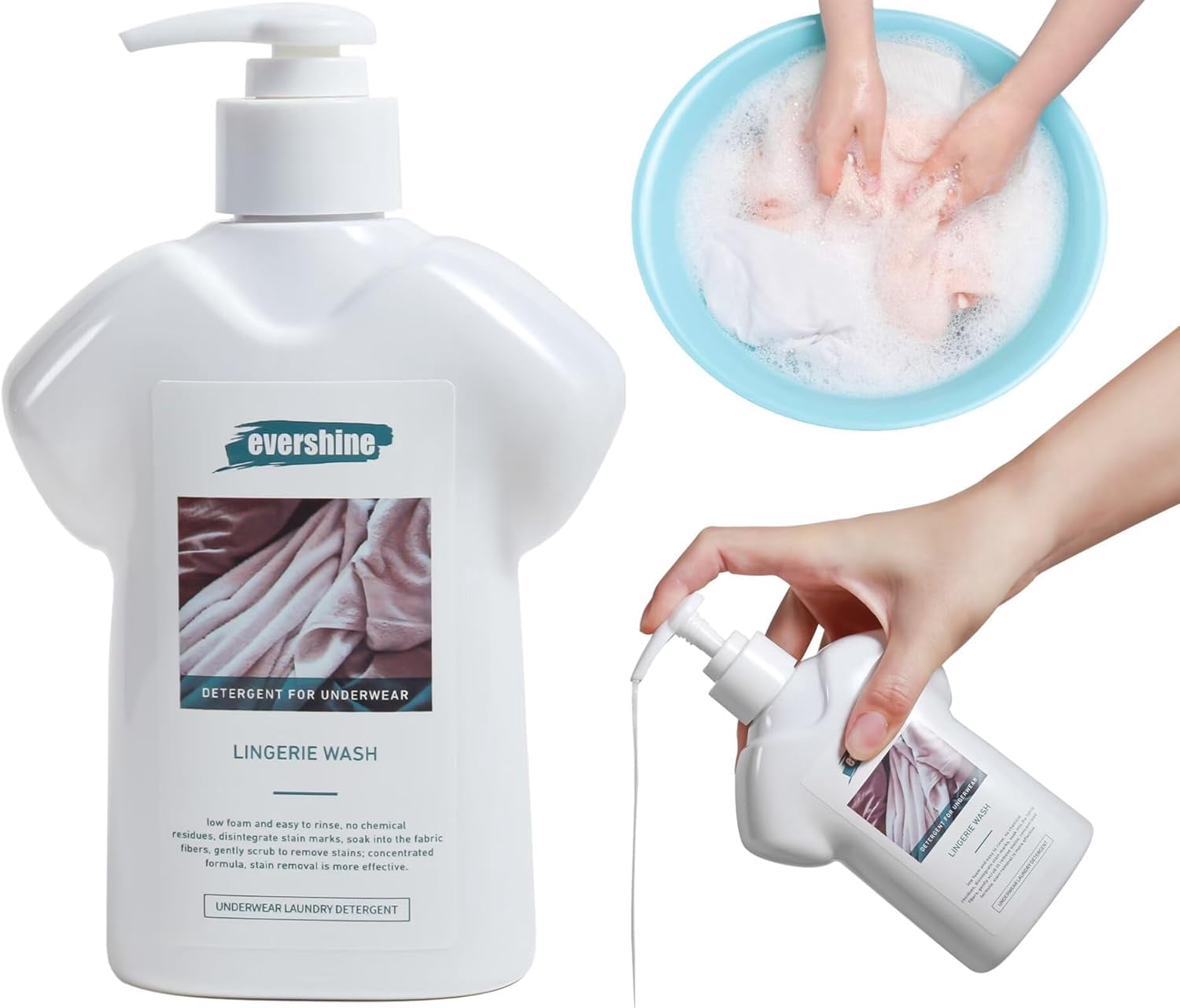 Lingerie Detergent - Double Concentrated, Lady Scented, Delicate ...